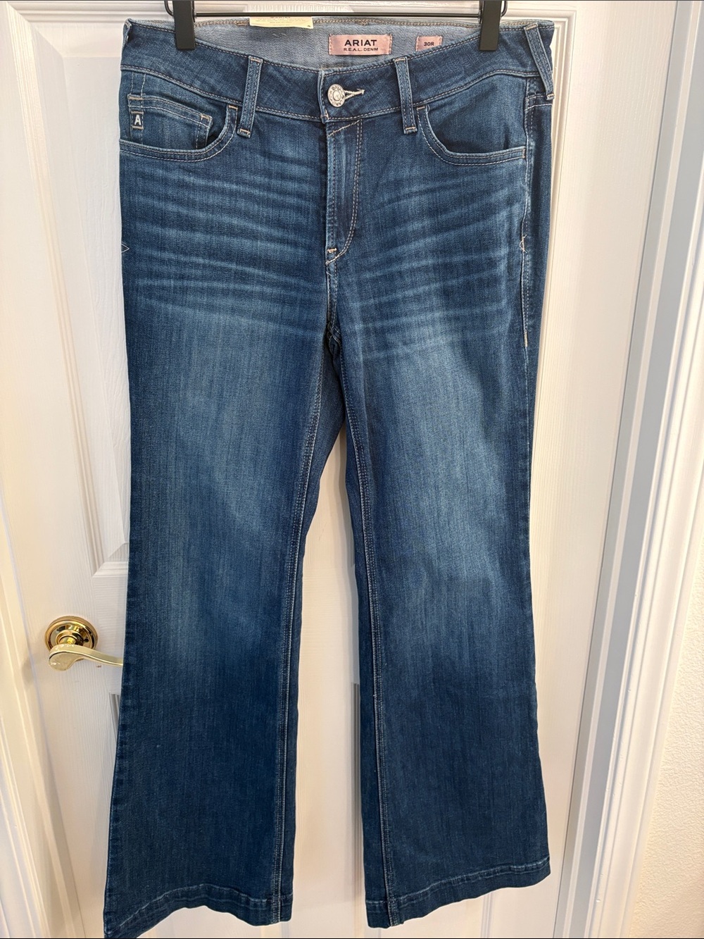 Ariat Dark Blue Flared Jeans slim trouser